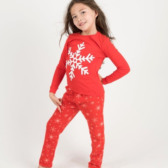 Leveret Other - LEVERET NWT RED SNOWFLAKE 2-Piece Pajama Set Kids